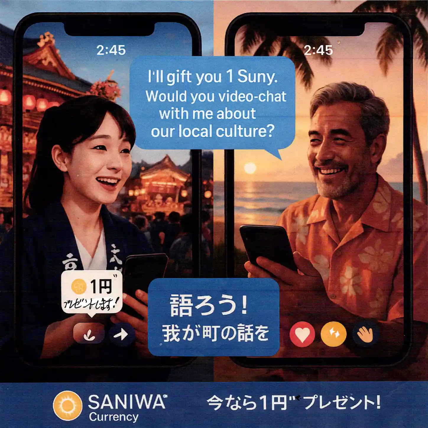 映像対話のイラスト